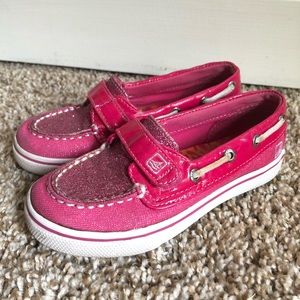 Pink Sparkle Sperry